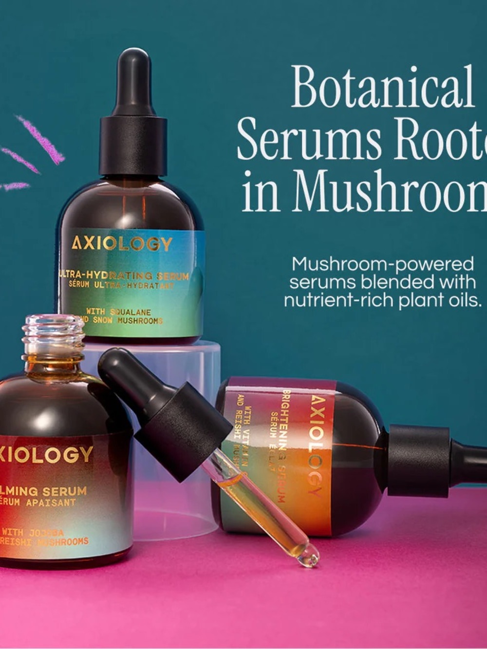 AXIOLOGY Brightening Serum — with vitamin C and Reishi mushrooms - Picture 2 of 8